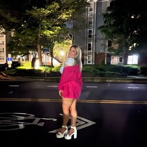 Pink 2-piece two piece summer outfit